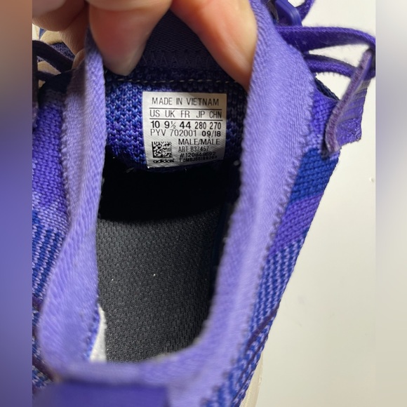 Adidas Mens EQT ADV 91-18 Support Mid Purple Camo Running Shoes Size 10 702001 - Picture 9 of 11